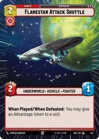 Flarestar Attack Shuttle (Hyperspace) - Ashes of the Empire - Star Wars: Unlimited card