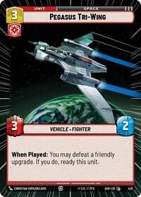 Pegasus Tri-Wing (Hyperspace) - Ashes of the Empire - Star Wars: Unlimited card