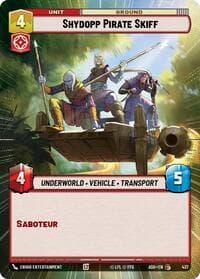 Shydopp Pirate Skiff (Hyperspace) - Ashes of the Empire - Star Wars: Unlimited card