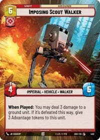 Imposing Scout Walker (Hyperspace) - Ashes of the Empire - Star Wars: Unlimited card
