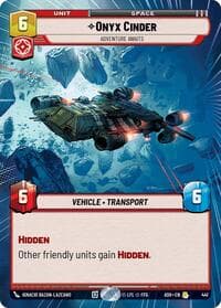 Onyx Cinder - Adventure Awaits (Hyperspace) - Ashes of the Empire - Star Wars: Unlimited card