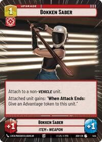 Bokken Saber (Hyperspace) - Ashes of the Empire - Star Wars: Unlimited card