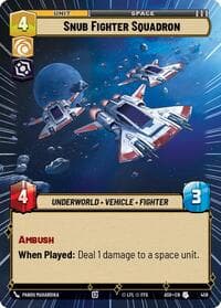 Snub Fighter Squadron (Hyperspace) - Ashes of the Empire - Star Wars: Unlimited card