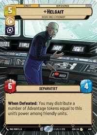 Helgait - Dooku Was a Visionary (Hyperspace) - Ashes of the Empire - Star Wars: Unlimited card