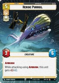 Heroic Purrgil (Hyperspace) - Ashes of the Empire - Star Wars: Unlimited card