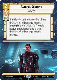 Fateful Goodbye (Hyperspace) - Ashes of the Empire - Star Wars: Unlimited card