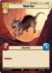 Womp Rat (Hyperspace) - Ashes of the Empire - Star Wars: Unlimited card