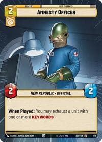 Amnesty Officer (Hyperspace) - Ashes of the Empire - Star Wars: Unlimited card