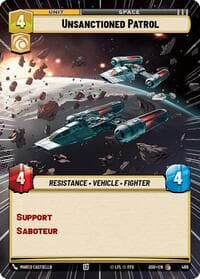 Unsanctioned Patrol (Hyperspace) - Ashes of the Empire - Star Wars: Unlimited card