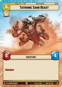 Tatooine Sand Beast (Hyperspace) - Ashes of the Empire - Star Wars: Unlimited card