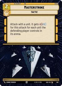 Masterstroke (Hyperspace) - Ashes of the Empire - Star Wars: Unlimited card