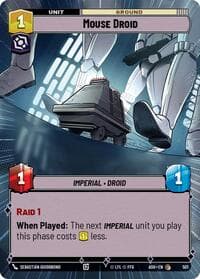 Mouse Droid (Hyperspace) - Ashes of the Empire - Star Wars: Unlimited card