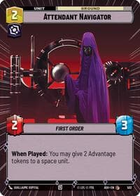 Attendant Navigator (Hyperspace) - Ashes of the Empire - Star Wars: Unlimited card