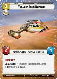 Yellow Aces Bomber (Hyperspace) - Ashes of the Empire - Star Wars: Unlimited card