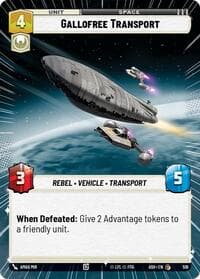 Gallofree Transport (Hyperspace) - Ashes of the Empire - Star Wars: Unlimited card