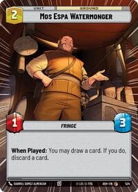 Mos Espa Watermonger (Hyperspace) - Ashes of the Empire - Star Wars: Unlimited card