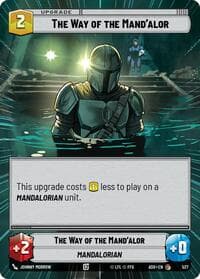 The Way of the Mand'alor (Hyperspace) - Ashes of the Empire - Star Wars: Unlimited card