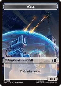 Wall // Council of Reeds Double-Sided Token - Commander: Marvel Super Heroes - Magic: The Gathering card