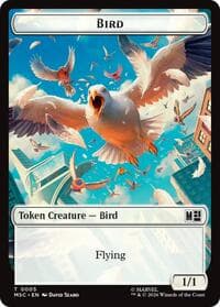 Bird // Rhino Double-Sided Token - Commander: Marvel Super Heroes - Magic: The Gathering card