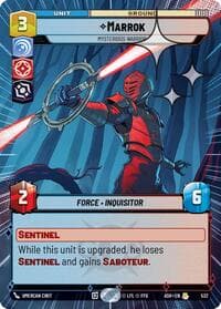 Marrok - Mysterious Warrior (Hyperspace Foil) - Ashes of the Empire - Star Wars: Unlimited card