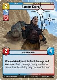 Rancor Keeper (Hyperspace Foil) - Ashes of the Empire - Star Wars: Unlimited card