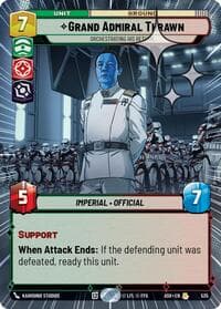 Grand Admiral Thrawn - Orchestrating His Return (Hyperspace Foil) - Ashes of the Empire - Star Wars: Unlimited card