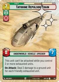 Tatooine Repulsor Train (Hyperspace Foil) - Ashes of the Empire - Star Wars: Unlimited card