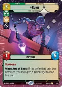 Rukh - From the Shadows (Hyperspace Foil) - Ashes of the Empire - Star Wars: Unlimited card