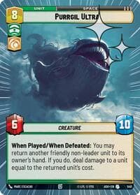 Purrgil Ultra (Hyperspace Foil) - Ashes of the Empire - Star Wars: Unlimited card