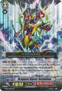 Dragonic Kaiser Vermillion (SP) - BT06: Breaker of Limits - Cardfight Vanguard card