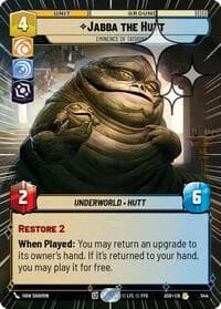 Jabba the Hutt - Eminence of Tatooine (Hyperspace Foil) - Ashes of the Empire - Star Wars: Unlimited card