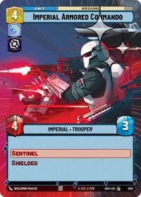 Imperial Armored Commando (Hyperspace Foil) - Ashes of the Empire - Star Wars: Unlimited card