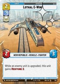 Lothal E-Wing (Hyperspace Foil) - Ashes of the Empire - Star Wars: Unlimited card