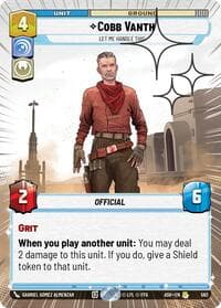 Cobb Vanth - Let Me Handle This (Hyperspace Foil) - Ashes of the Empire - Star Wars: Unlimited card