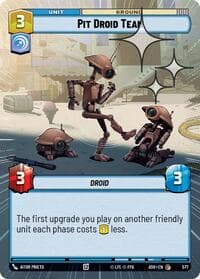 Pit Droid Team (Hyperspace Foil) - Ashes of the Empire - Star Wars: Unlimited card