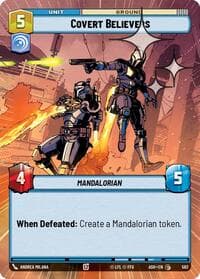 Covert Believers (Hyperspace Foil) - Ashes of the Empire - Star Wars: Unlimited card