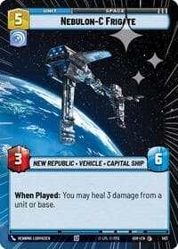 Nebulon-C Frigate (Hyperspace Foil) - Ashes of the Empire - Star Wars: Unlimited card