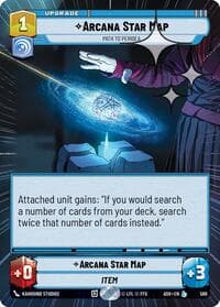 Arcana Star Map - Path to Peridea (Hyperspace Foil) - Ashes of the Empire - Star Wars: Unlimited card