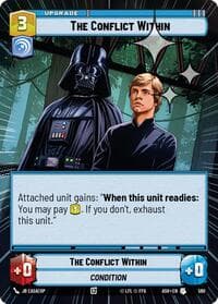 The Conflict Within (Hyperspace Foil) - Ashes of the Empire - Star Wars: Unlimited card
