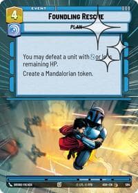 Foundling Rescue (Hyperspace Foil) - Ashes of the Empire - Star Wars: Unlimited card
