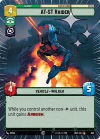 AT-ST Raider (Hyperspace Foil) - Ashes of the Empire - Star Wars: Unlimited card
