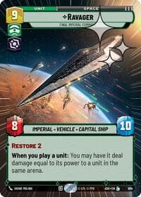 Ravager - Final Imperial Command (Hyperspace Foil) - Ashes of the Empire - Star Wars: Unlimited card