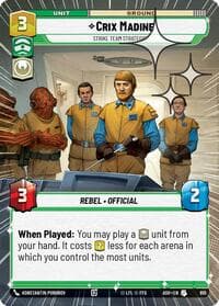 Crix Madine - Strike Team Strategist (Hyperspace Foil) - Ashes of the Empire - Star Wars: Unlimited card