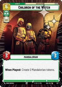 Children of the Watch (Hyperspace Foil) - Ashes of the Empire - Star Wars: Unlimited card