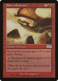 Shiv's Embrace - Urza's Saga - Magic: The Gathering card