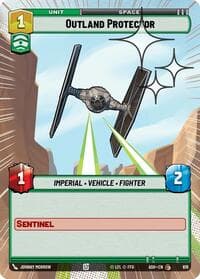 Outland Protector (Hyperspace Foil) - Ashes of the Empire - Star Wars: Unlimited card