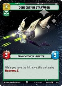 Consortium StarViper (Hyperspace Foil) - Ashes of the Empire - Star Wars: Unlimited card