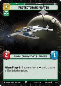 Protectorate Fighter (Hyperspace Foil) - Ashes of the Empire - Star Wars: Unlimited card