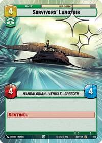 Survivors' Langskib (Hyperspace Foil) - Ashes of the Empire - Star Wars: Unlimited card