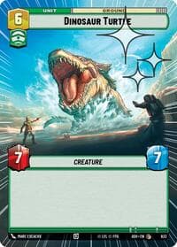 Dinosaur Turtle (Hyperspace Foil) - Ashes of the Empire - Star Wars: Unlimited card